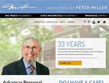 Tablet Screenshot of petermillerlaw.com